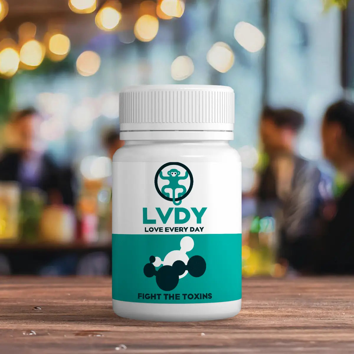 Hangover Tablet in a bottle to Fight the Toxins from Alcohol from LVDY